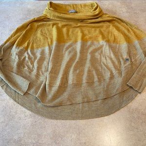 Smartwool Women's Sweater in Mustard and Beige